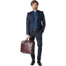 Сумка дорожная PIQUADRO BLUE SQUARE 20x55x40см 20л. 2.58кг. кожа коричневый BV4729B2-MO